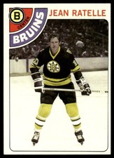 1978-79 Topps Hockey Card Jean Ratelle Boston Bruins #155