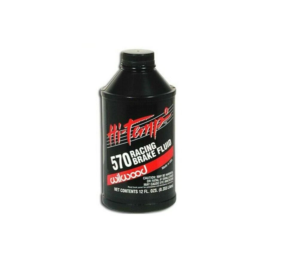 Wilwood Hi-Temp 570� Racing Brake Fluid 12 oz Bottle IMCA NHRA DoT 3 # 290-0632 - Image 1 of 1