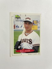 1991 Classic Best Baseball Card #421 Dax Jones Everett Giants