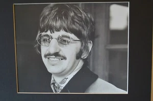 The BEATLES Matted Print RINGO STARR Fits an 11x14 Frame - Picture 1 of 1