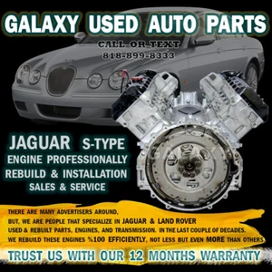 Rebuilt Jaguar Engine 2000 S-Type 4.0L AJ83302E 70 - Picture 1 of 2