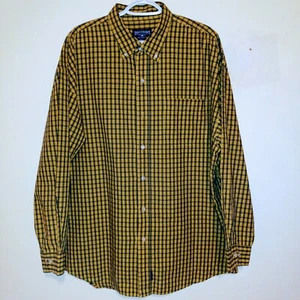 Camisa Steve & Barrys Calce Relajado Abotonada-Talla XXL-Amarilla Cuadros-Bolsillo-Motero - Imagen 1 de 9