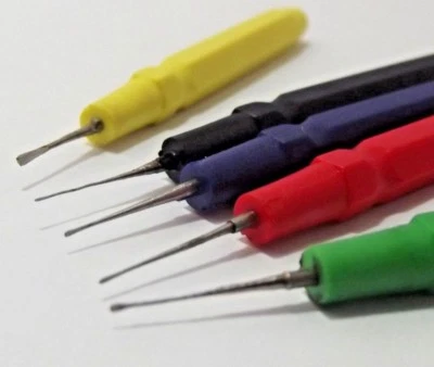 EW2009 Set cinque oliatori da orologiaio orologeria punta fissa lubrificazione orologi