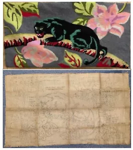 Alfombra De Colección Herrschner "Jungla" Pantera Leopardo Gancho Lona Arpillera Solo #4759 - Imagen 1 de 9