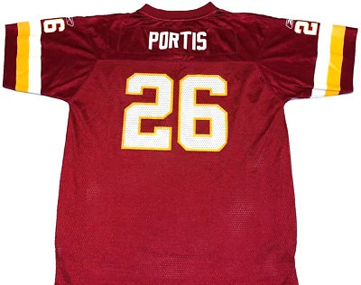 Camiseta de fútbol americano Clinton Portis Washington Redskins Reebok NFL ¡Nueva! Niños XL 18 20 Foto 1 de 2