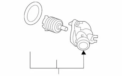 Genuine GM 2013-2022 Chevrolet Buick Engine Coolant Thermostat Housing 25201447 - Image 1 of 2