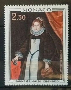 Monaco Briefmarke Nr. 771 Jeanne Grimaldi 1596 bis 1620 / NEU**/ 1968 - Bild 1 von 1