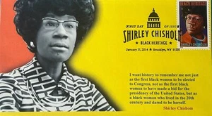 S&T Cachet by Tom OHagen 4856 Shirley Chisholm 1st Black Congresswoman  - Picture 1 of 1
