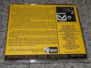 SYD STRAW War and Peace RARE U.S. Advance PROMO CD 1996 Brand New & Sealed - Picture 1 of 2