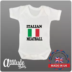 Italiano Bebé Crecimiento-Italiano Albóndiga-Regalo Bebé Navidad-Divertido Body Bebé-Italiano - Imagen 1 de 1