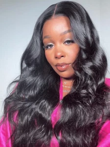 UNice Cambodian Body Wave Human Hair Weave 2 Bundles With Lace Closure Extension - Picture 1 of 14