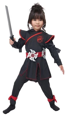 Stealth Ninja Warrior Ninjago Girl Toddler Costume  - Image 1 of 4