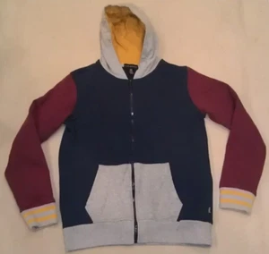 Silver Jeans Co Boys Kids Youth Full Zip Hooded Sweatshirt Hoodie L, M 12/14 - Picture 1 of 14