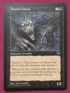 Magic The Gathering TEMPEST DAUTHI GHOUL tarjeta negra Magic The Gathering - Imagen 1 de 2