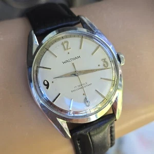 Vintage Waltham Men's Manual Wind Watch AS 1686 17Jewels swiss 1960s - Picture 1 of 21