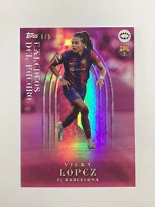 TOPPS AITANA BONMATI PLATINO VICKY LOPEZ BARCELONA PARALELO 1/5. - Imagen 1 de 2
