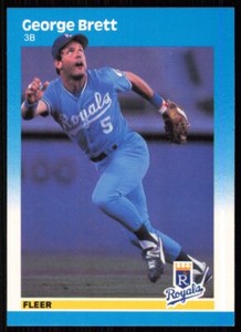 1987 Fleer George Brett Kansas City Royals #366