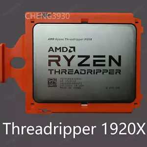 AMD Ryzen Threadripper 1920x 3.50ghz 12 cores 24 threads tr4 x399 CPU processor - Picture 1 of 1
