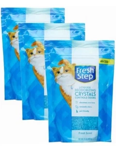 Fresh Step Katzentoilette desodorierende Kristalle - 6 Packungen - je 15 Unzen (insgesamt 90 Unzen) - Bild 1 von 1