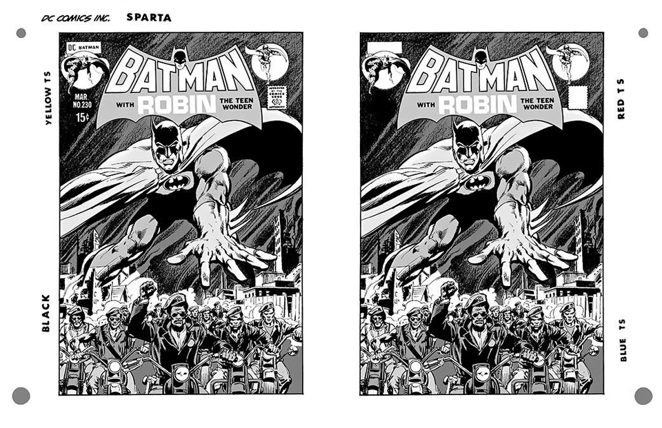 Neal Adams Batman #230 Cubierta y Pg 1 Raro Arte de Producción Grande Foto 1 de 1