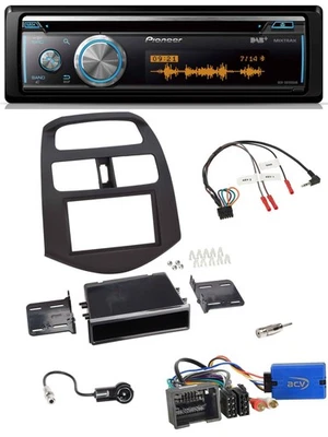 Pioneer Lenkrad DAB USB CD Bluetooth Autoradio für Chevrolet Spark 2013-2015 - Bild 1 von 4