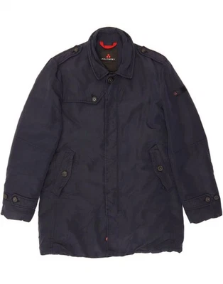 PEUTEREY Hombres Chaqueta Militar Reino Unido 40 Grande Azul Marino Poliamida AK15 Foto 1 de 3