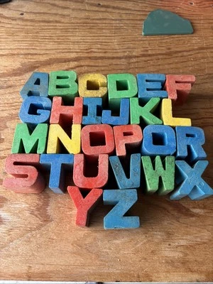 tuff stuff truck letters alphabet 26 Mattel 1971 Vintage Set 1 - Image 1 of 4