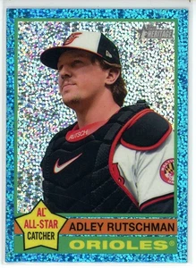 2025 Topps Heritage Adley Rutschman Chrome Light Blue Sparkle Refractor #294 - Picture 1 of 2