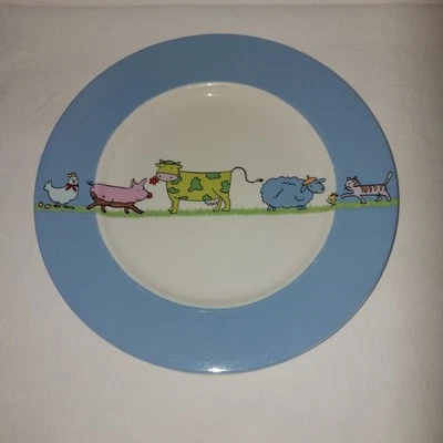 Villeroy &Boch Kinder Teller- TIERE- Gebraucht-Unbeschadet - Bild 1 von 4