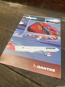 Qantas “The History Of Qantas Airways” Brochure Foldout  - Picture 1 of 9