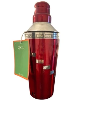 Dial-A-Drink Shaker Mezclador Acero Inoxidable 8 Recetas Cóctel 9 1/4" Alto Foto 1 de 3