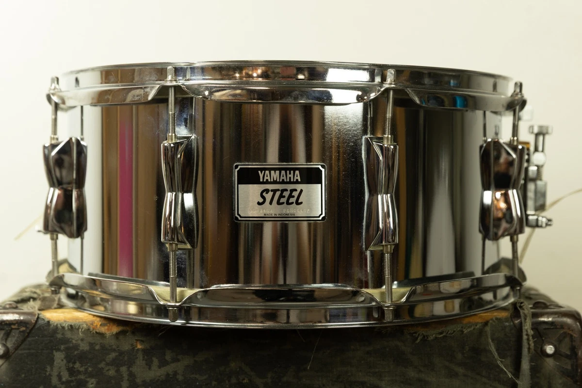 パーカッション・打楽器 YAMAHA STEEL MADE IN JAPAN Yamaha Steel Shell Snare drum made in Japan - YouTube