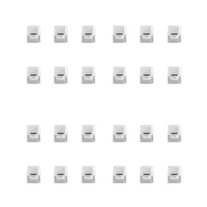 24PK Boxsweden Heavy Duty Stackable Tray Sleek Organiser 15x10x6.5cm Assorted - Picture 1 of 8