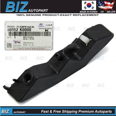 Genuine Front Bumper Bracket RIGHT Passenger for 2020-2025 Kia Soul 86552-K0000 Foto 1 de 4