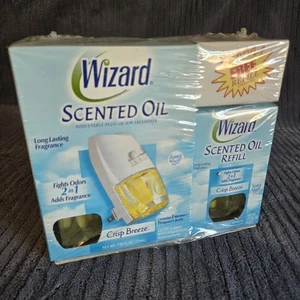 Ambientador de aire enchufable con aceite perfumado Wizard Fressip Breeze recarga sellado nuevo en stock - Imagen 1 de 12