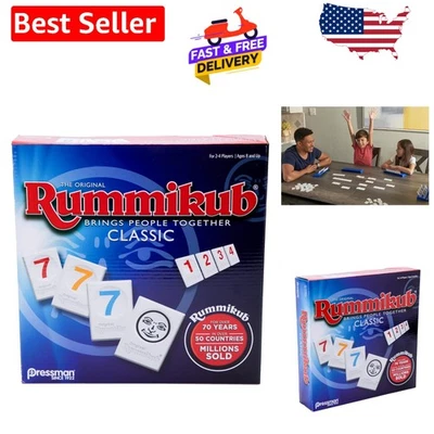 Rummikub - Exciting STEM Game for All Ages, 2-4 Players, Fun for Everyone - Image 1 of 4