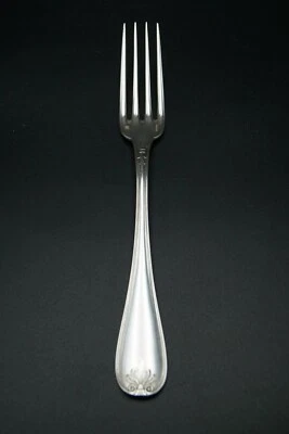 CHRISTOFLE ИМПЕРИЯ MALMAISON 1 УЖИН ВИЛКА ПОСЕРЕБРЕННЫЙ БЛЕСТЯЩИЙ БЛЕСК ФРАНЦИЯ - Изображение 1 из 4