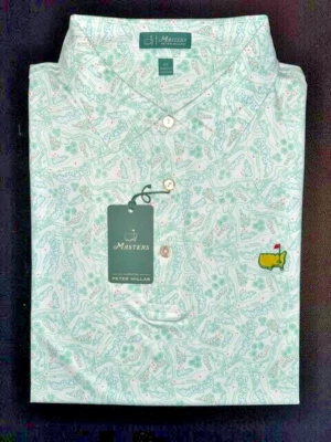 Polo de golf para hombre Masters XL 2025 Peter Millar Amen con estampado de esquina Foto 1 de 4