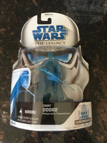Count Dooku Holographic BD No.21 BD21 2009 STAR WARS Legacy Collection MOC Cover
