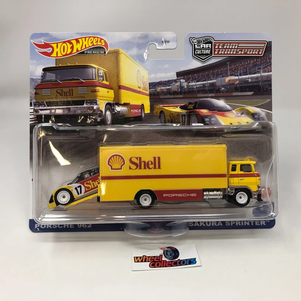 Porsche 962 & Sakura Sprinter * Hot Wheels Car Culture Team Transport * AC58 - Image 1 of 3