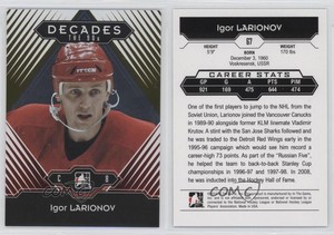 2013-14 ITG Decades 1990s Gold /30 Igor Larionov #67 HOF