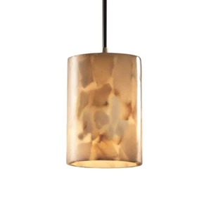 Justice Design Alabaster Rocks! Mini 1-LT Pendant, Flat, CH - ALR-8815-10-CROM - Picture 1 of 1