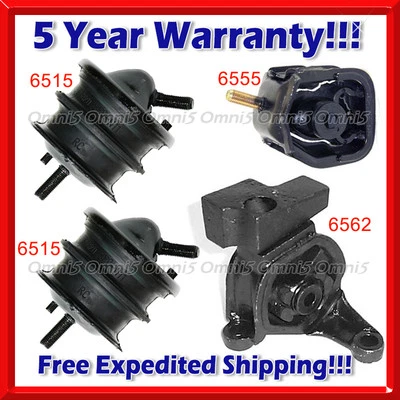 K791 Fit 1993-1995 Acura Legend 3,2 L MANUAL Trans Motor & Trans Montaje Set 4 piezas Foto 1 de 4