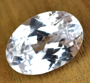 13.20 Ct Natural Mexico White Danburite Certified Oval Loose STUNNING Gemstone - Picture 1 of 8