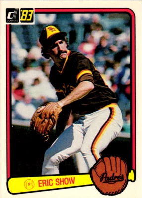 1983 Donruss - #439 Eric Show (RC) - Image 1 of 2