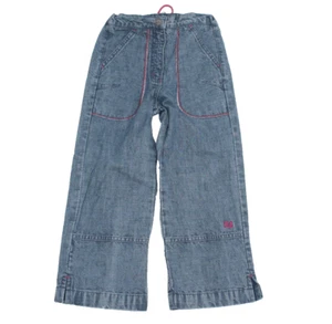 C&A Jeans-Hose Weite Hose gerade Mädchen Gr. 110 helle Waschung - Bild 1 von 1