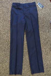 New Polo Ralph Lauren Boy's Dress / Suit Pants - Size 12 - Navy Blue - UNHEMMED - Picture 1 of 4