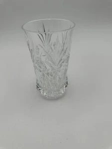 Vintage Kristallvase 6 Zoll unbeschriftet - Bild 1 von 5