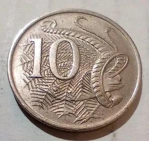 10 Cents 1967 Australien Münze Superb Lyrebird - Bild 1 von 2