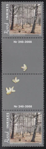 Aland #274 MNH Gutter Strip CV$28.00 Cover